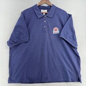 2006 Play-Doh 50th Birthday Blue Polo Shirt Men/Women 2X Y2K Loose Baggy Kidcore